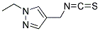 1-ETHYL-4-ISOTHIOCYANATOMETHYL-1H-PYRAZOLE Struktur