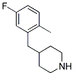 4-(5-FLUORO-2-METHYL-BENZYL)-PIPERIDINE Struktur