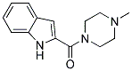 INDOL-2-YL 4-METHYLPIPERAZINYL KETONE Struktur