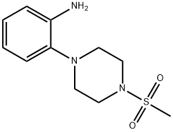 2-(4-METHANESULFONYL-PIPERAZIN-1-YL)-PHENYLAMINE Struktur