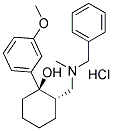 TRANS-(+/-)-2-[(N-BENZYL-N-METHYL)AMINOMETHYL]-1-(3-METHOXYPHENYL)CYCLOHEXANOL, HYDROCHLORIDE Struktur