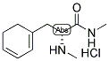 N-ME-D-PHENYLALANINE-N-METHYLAMIDE HCL Struktur