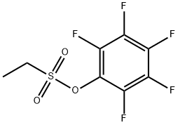 2,3,4,5,6-PENTAFLUOROPHENYL 1-ETHANESULFONATE Struktur