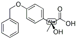 (S)-2-HYDROXY-2-METHYL(4-BENZYLOXYBENZENE)ACETIC ACID Struktur