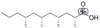 2(R),4(R),6(R),8(R)-TETRAMETHYLUNDECANOIC ACID Struktur