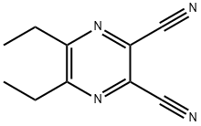 5,6-DIETHYL-2,3-PYRAZINEDICARBONITRILE Struktur