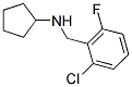 N-(2-CHLORO-6-FLUOROBENZYL)CYCLOPENTANAMINE Struktur