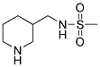 N-PIPERIDIN-3-YLMETHYL-METHANESULFONAMIDE Struktur