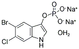 5-BROMO-6-CHLORO-3-INDOXYL PHOSPHATE, DISODIUM SALT MONOHYDRATE Struktur