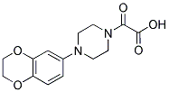 [4-(2,3-DIHYDRO-1,4-BENZODIOXIN-6-YL)PIPERAZIN-1-YL](OXO)ACETIC ACID Struktur