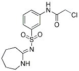 N-[3-(AZEPAN-2-YLIDENESULFAMOYL)-PHENYL]-2-CHLORO-ACETAMIDE Struktur