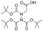 TRI-BOC-HYDRAZINOACETIC ACID Struktur