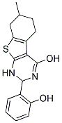 2-(2-HYDROXYPHENYL)-7-METHYL-1,2,5,6,7,8-HEXAHYDRO[1]BENZOTHIENO[2,3-D]PYRIMIDIN-4-OL Struktur