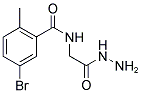 5-BROMO-2-METHYL-N-(2-HYDRAZINO-2-OXOETHYL)BENZAMIDE Struktur