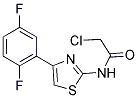 2-CHLORO-N-[4-(2,5-DIFLUORO-PHENYL)-THIAZOL-2-YL]-ACETAMIDE Struktur