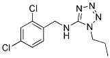 N-(2,4-DICHLOROBENZYL)-1-PROPYL-1H-TETRAZOL-5-AMINE Struktur