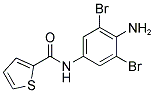 N-(4-AMINO-3,5-DIBROMOPHENYL)THIOPHENE-2-CARBOXAMIDE Struktur