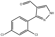 5-(2,4-DICHLOROPHENYL)-1H-PYRAZOLE-4-CARBALDEHYDE Struktur