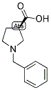 (R)-1-BENZYL-PYRROLIDINE-3-CARBOXYLIC ACID Struktur