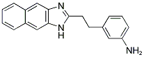 3-[2-(1 H-NAPHTHO[2,3-D ]IMIDAZOL-2-YL)-ETHYL]-PHENYLAMINE Struktur