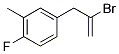 2-BROMO-3-(4-FLUORO-3-METHYLPHENYL)-1-PROPENE Struktur