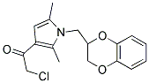 2-CHLORO-1-[1-(2,3-DIHYDRO-1,4-BENZODIOXIN-2-YLMETHYL)-2,5-DIMETHYL-1H-PYRROL-3-YL]ETHANONE Struktur