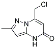 7-CHLOROMETHYL-2-METHYL-4H-PYRAZOLO[1,5-A]-PYRIMIDIN-5-ONE Struktur