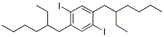 1,4-BIS-(2-ETHYLHEXYL)-2,5-DIIODOBENZENE Struktur