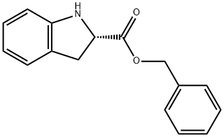 (S)-INDOLINE-2-CARBOXYLIC ACID BENZYL ESTER Struktur