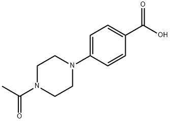 4-(4-ACETYLPIPERAZIN-1-YL)BENZOIC ACID Struktur