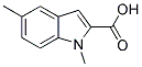 1,5-DIMETHYL-1H-INDOLE-2-CARBOXYLIC ACID Struktur