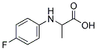 2-(4-FLUORO-PHENYLAMINO)-PROPIONIC ACID Struktur