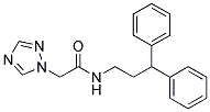 N-(3,3-DIPHENYLPROPYL)-2-(1H-1,2,4-TRIAZOL-1-YL)ACETAMIDE Struktur