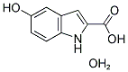 5-HYDROXY-1H-INDOLE-2-CARBOXYLIC ACID H2O Struktur