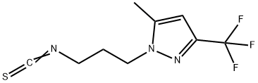 1-(3-ISOTHIOCYANATO-PROPYL)-5-METHYL-3-TRIFLUOROMETHYL-1H-PYRAZOLE Struktur