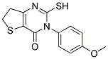 2-MERCAPTO-3-(4-METHOXYPHENYL)-6,7-DIHYDROTHIENO[3,2-D]PYRIMIDIN-4(3H)-ONE Struktur