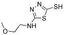 5-[(2-METHOXYETHYL)AMINO]-1,3,4-THIADIAZOLE-2-THIOL Struktur