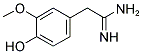 2-(4-HYDROXY-3-METHOXY-PHENYL)-ACETAMIDINE Struktur