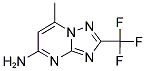 7-METHYL-2-TRIFLUOROMETHYL-[1,2,4]TRIAZOLO[1,5-A]PYRIMIDIN-5-YLAMINE Struktur