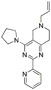 6-ALLYL-2-PYRIDIN-2-YL-4-PYRROLIDIN-1-YL-5,6,7,8-TETRAHYDROPYRIDO[4,3-D]PYRIMIDINE Struktur