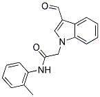 2-(3-FORMYL-INDOL-1-YL)-N-O-TOLYL-ACETAMIDE Struktur