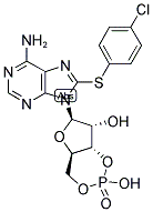 8-(4-CHLOROPHENYLTHIO) ADENOSINE-3',5'-CYCLIC MONOPHOSPHATE Struktur