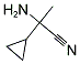 2-AMINO-2-CYCLOPROPYLPROPANENITRILE Struktur