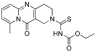 ETHYL (9-METHYL-11-OXO-4,11-DIHYDRO-1H-DIPYRIDO[1,2-A:4',3'-D]PYRIMIDIN-2(3H)-YL)CARBONOTHIOYLCARBAMATE Struktur