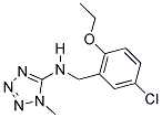 N-(5-CHLORO-2-ETHOXYBENZYL)-1-METHYL-1H-TETRAZOL-5-AMINE Struktur