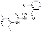 2-(2-CHLOROBENZOYL)-N-(2,5-DIMETHYLPHENYL)HYDRAZINECARBOTHIOAMIDE Struktur