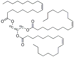 GLYCERYL-13C3 TRIOLEATE Struktur