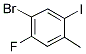 4-BROMO-5-FLUORO-2-IODOTOLUENE Struktur