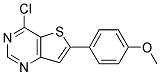 4-CHLORO-6-(4-METHOXYPHENYL)THIENO[3,2-D]PYRIMIDINE Struktur