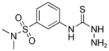 N-(3-[(DIMETHYLAMINO)SULFONYL]PHENYL)HYDRAZINECARBOTHIOAMIDE Struktur